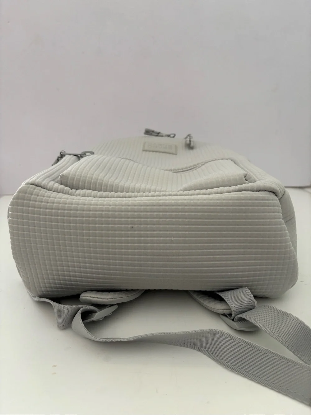 Dagne Dover Light Gray Travel Backpack